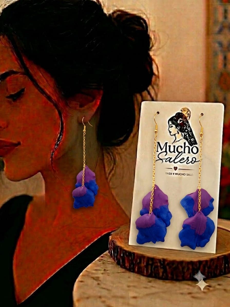 Pendientes Brisa de pétalo