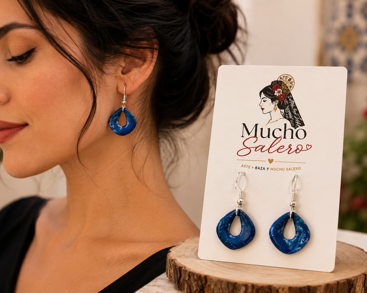 Pendientes Rombito de Luna