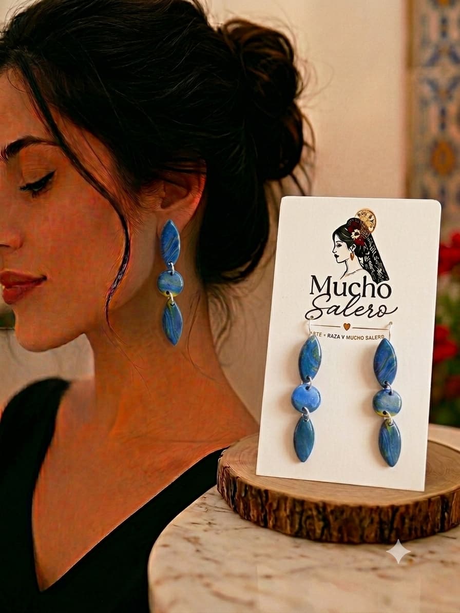 Pendientes Deconstrucción Floral